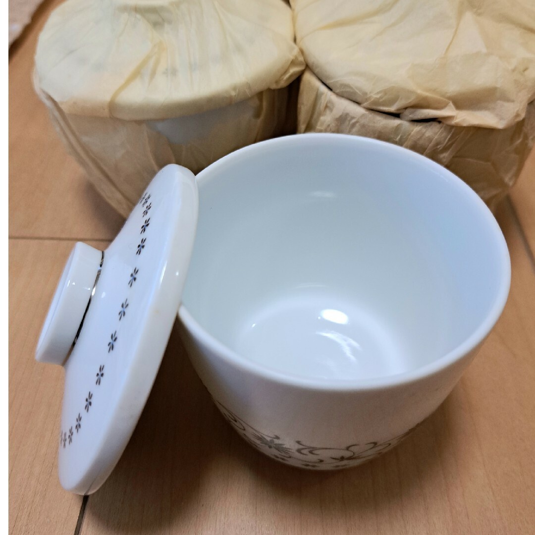 Noritake(ノリタケ)の未使用　ノリタケ　シルバークイーン　蓋付き　茶碗蒸し器　希少　オールドノリタケ インテリア/住まい/日用品のキッチン/食器(食器)の商品写真