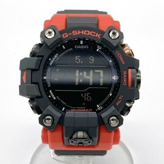 カシオ(CASIO)の★CASIO カシオ 腕時計 GW-9500-1A4JF G-SHOCK MUDMAN  電波ソーラー バイオマスプラスチック グレー レッド(腕時計(デジタル))