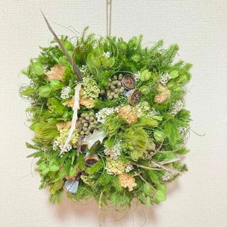 Hanging Wall Green Wreath(リース)