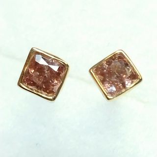 fancy　deep　pink　ピアス(ピアス)