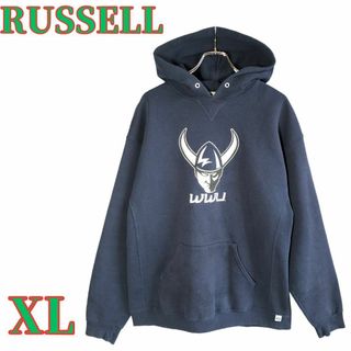 ラッセルアスレティック(Russell Athletic)のRUSSELL　USA古着　メンズ　長袖　パーカー　XLサイズ(パーカー)