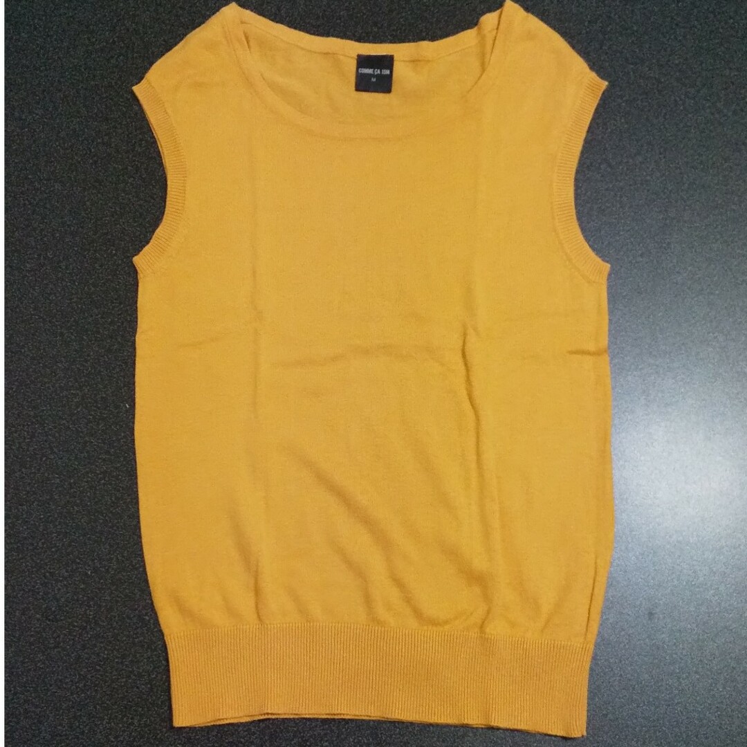 COMME CA ISM(コムサイズム)の袖なし ニット調トップス  COMME CA ISM レディースのトップス(カットソー(半袖/袖なし))の商品写真
