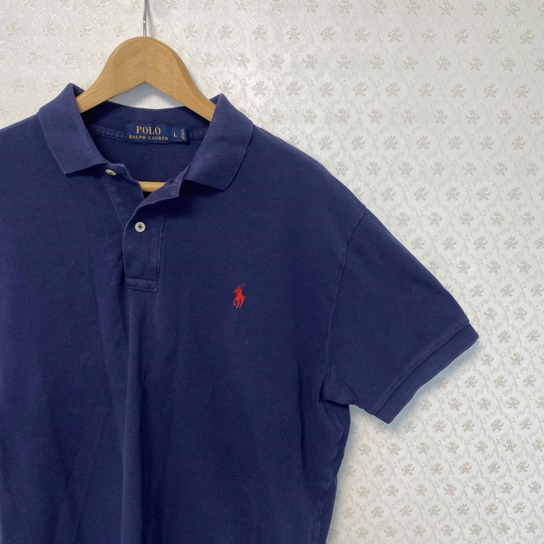 POLO RALPH LAUREN(ポロラルフローレン)の♻️ポロラルフローレン♻️メンズ♻️半袖ポロシャツ♻️ネイビー メンズのトップス(シャツ)の商品写真