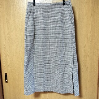ミューニック(MUNICH)のMunich スカート　XS チェック 日本製　ミューニックロングスカート(ロングスカート)