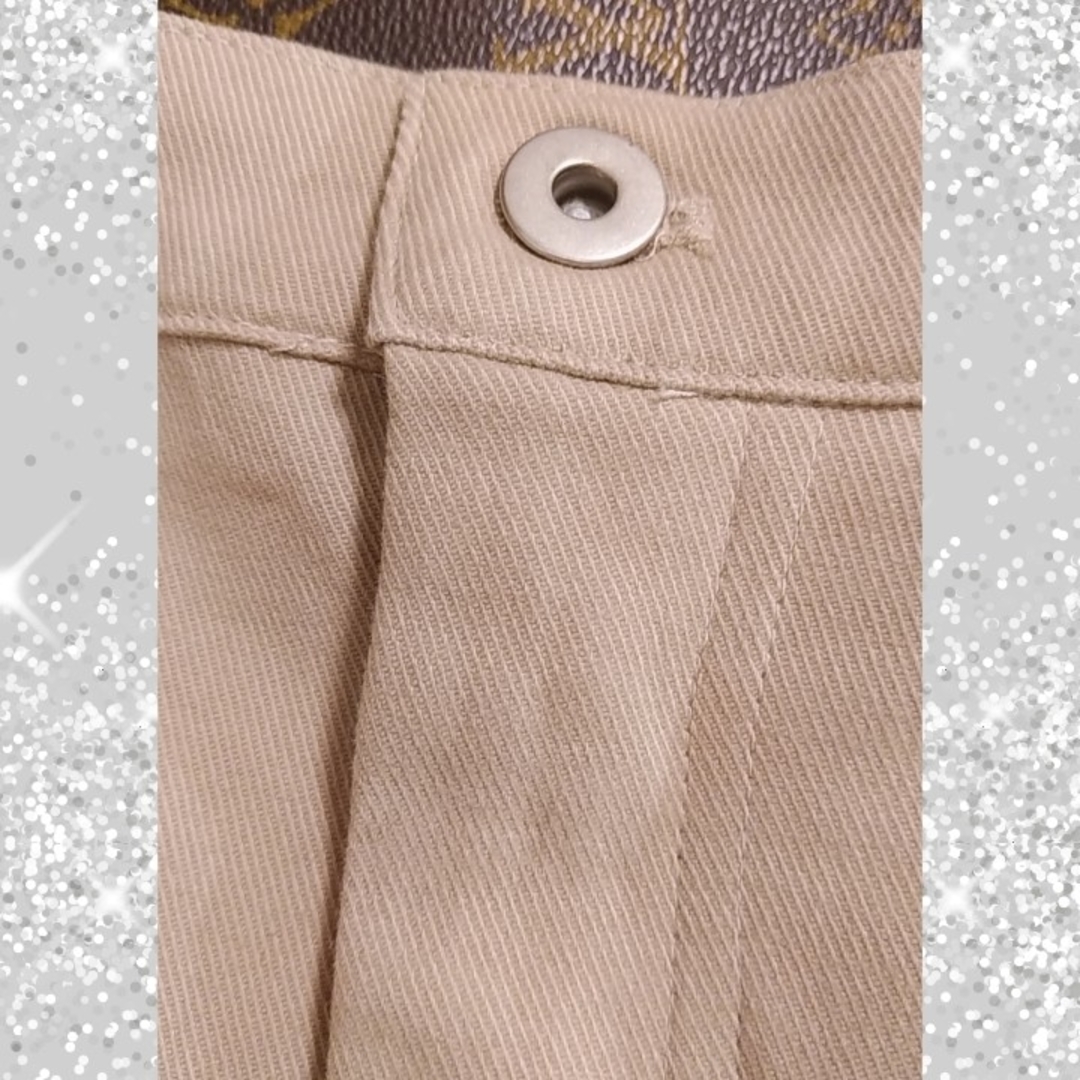 Doux archives(ドゥアルシーヴ)のM：新品★ストレッチ ジャンパースカート／ドゥアルシーヴ★チノベージュ レディースのスカート(ロングスカート)の商品写真