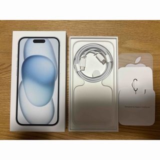 アップル(Apple)のiPhone15 箱、純正Type-Cケーブル(その他)