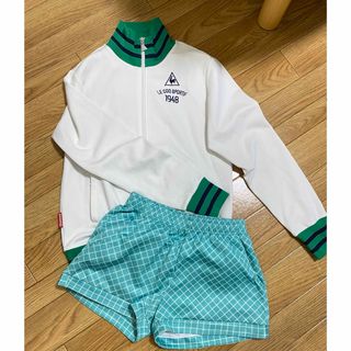 ルコックスポルティフ(le coq sportif)のルコックスポルティフジップパーカー&princeショートパンツ(ウエア)