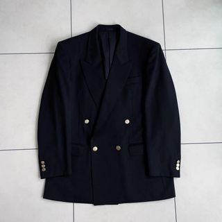 ランバン(LANVIN)の【LANVIN】 ビンテージ ダブル テーラード ジャケット(テーラードジャケット)