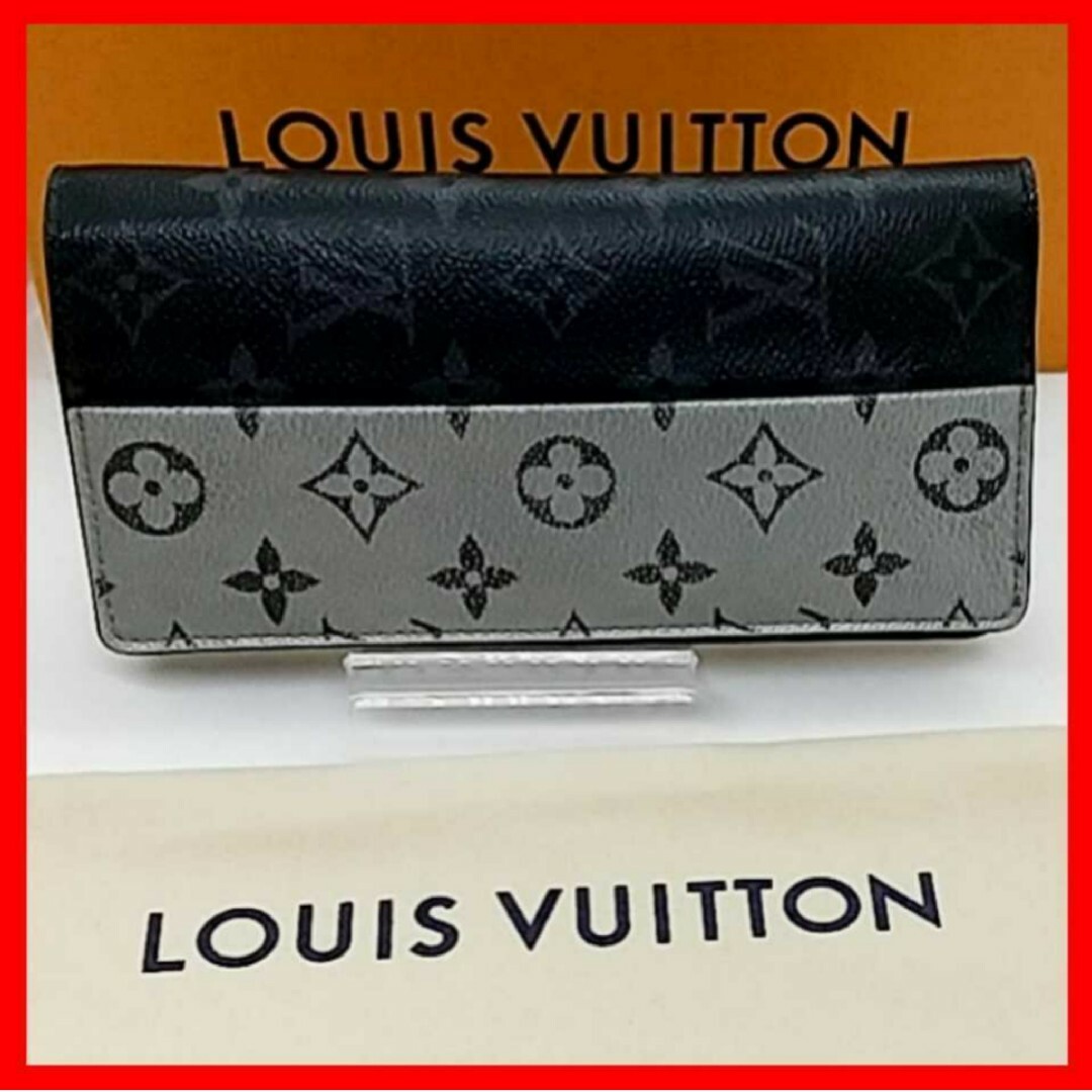 LOUIS VUITTON(ルイヴィトン)の【良品】ルイヴィトン モノグラム　ポルトフォイユ　ブラザ　二つ折り財布 メンズのファッション小物(長財布)の商品写真