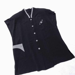 【LASEINE】ラセーヌ(M～Ｌ)ビッグシルエットシャツ スワンネック(Tシャツ(半袖/袖なし))