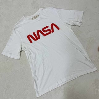 《L.O.G.G. H&M》ログ(M) ロゴTシャツ NASA ホワイト(Tシャツ/カットソー(半袖/袖なし))