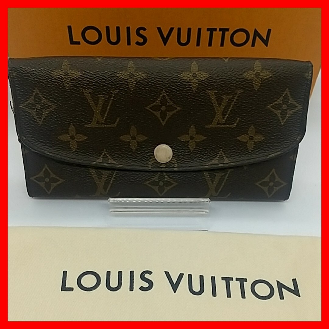 LOUIS VUITTON(ルイヴィトン)の【良品】ルイヴィトン　モノグラム ポルトフォイユ エミリー 長財布 二つ折り財布 レディースのファッション小物(財布)の商品写真