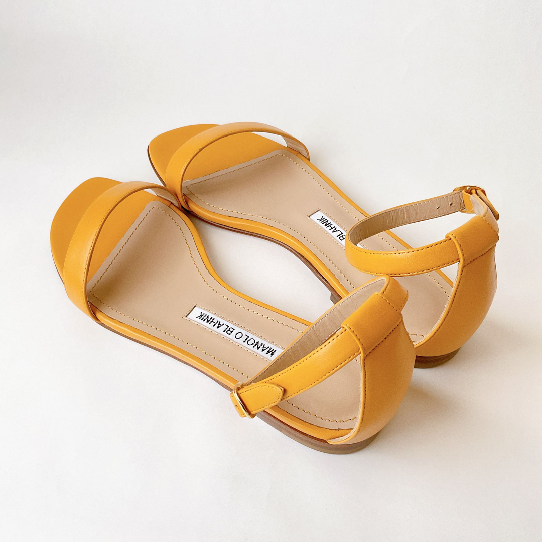 MANOLO BLAHNIK - 【未使用】マノロブラニク CHAFLAフラット MANOLO BLAHNIK - 【未使用】マノロブラニク CHAFLAフラット
