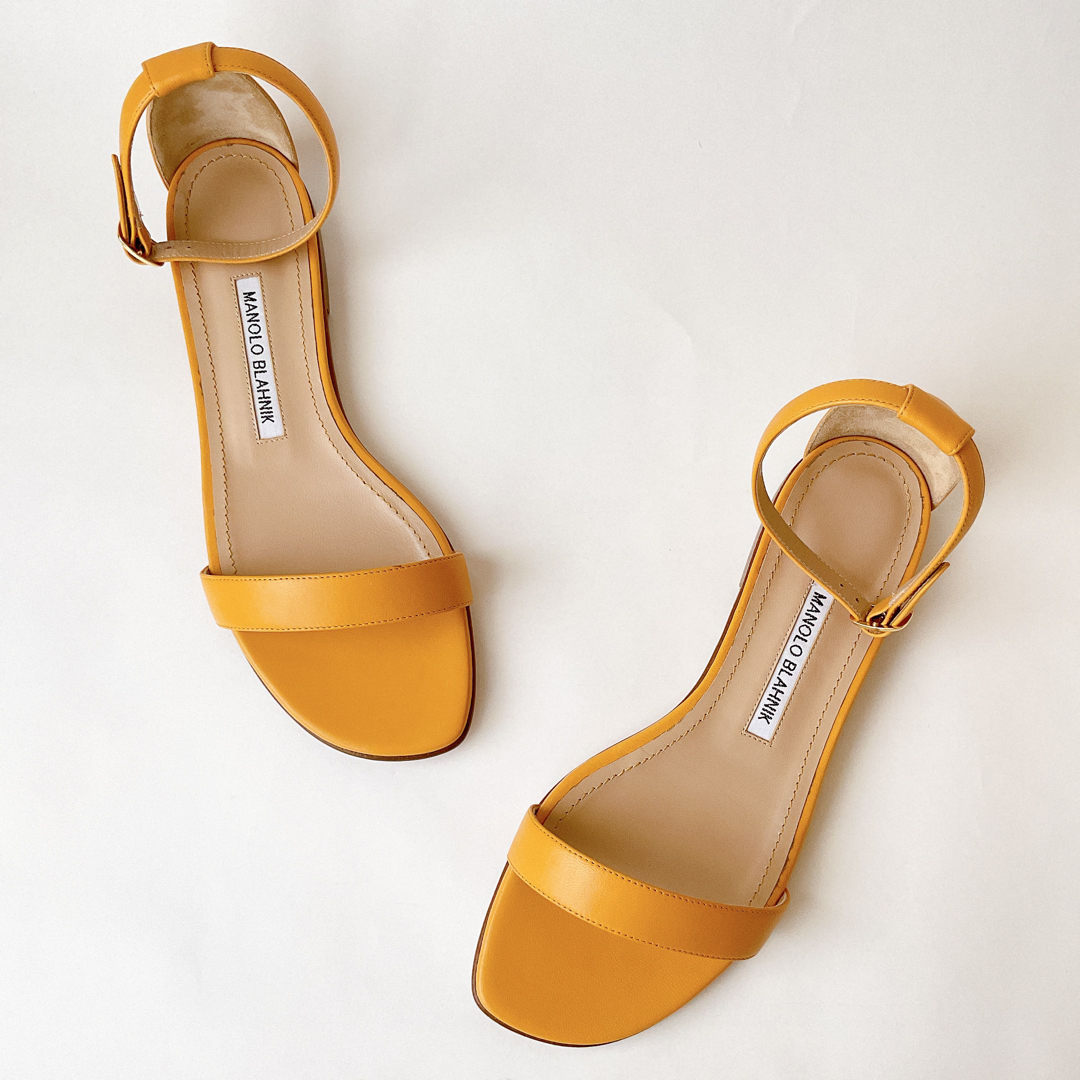 MANOLO BLAHNIK - 【未使用】マノロブラニク CHAFLAフラット MANOLO BLAHNIK - 【未使用】マノロブラニク CHAFLAフラット