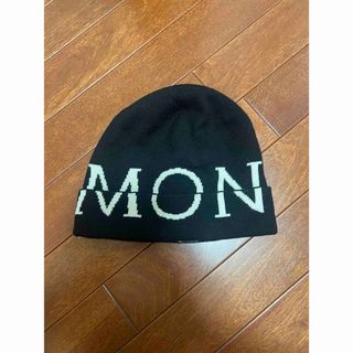 モンクレール(MONCLER)の美品MONCLERニット帽(ニット帽/ビーニー)