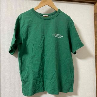 ジーユー(GU)のGU   半袖Tシャツ   Mサイズ  グリーン緑(Tシャツ(半袖/袖なし))