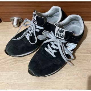 ニューバランス(New Balance)のnew balanceニューバランス 996 26cm 黒 ブラック スウェード(スニーカー)