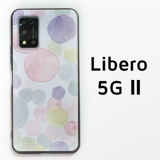 Libero 5G Ⅱ 水玉 ソフトケース カバー リベロ(Androidケース)