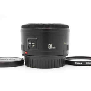 キヤノン(Canon)の＜＜Canonレンズプロテクター付き！！＞＞【美品】CANON キヤノン 単焦点レンズ EF50mm F1.8 II フルサイズ対応 #LE20241661(レンズ(単焦点))