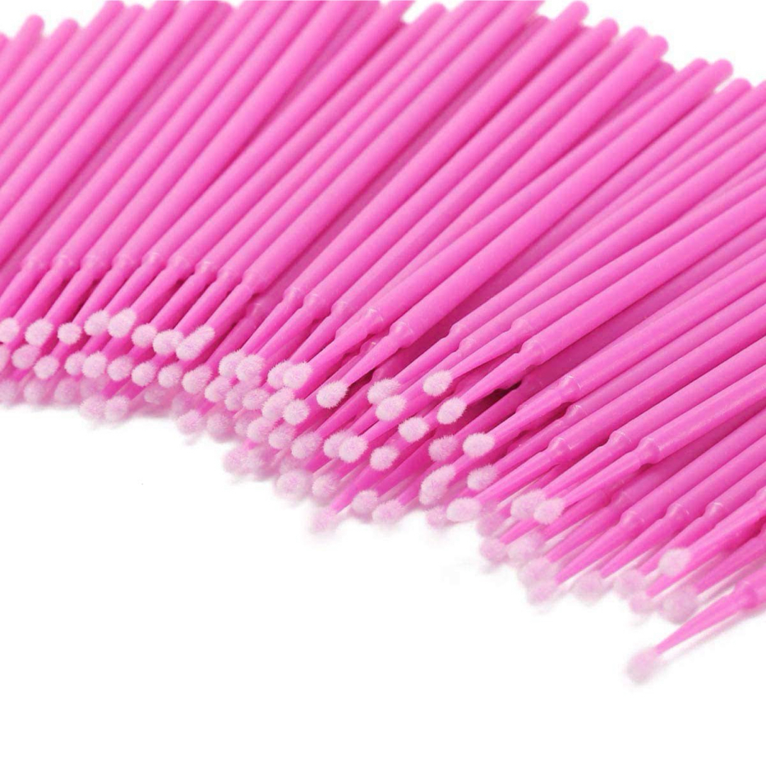 使い捨てマイクロブラシ マイクロブラシ 200本 ピンク コスメ/美容のボディケア(その他)の商品写真