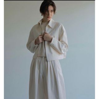 ジルサンダー(Jil Sander)の【Lohen】セットアップ　ホワイト(ブルゾン)