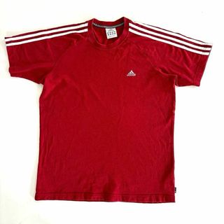 adidas アディダス　Tシャツ パフォーマンスロゴ ワンポイント刺繍　M(Tシャツ/カットソー(半袖/袖なし))