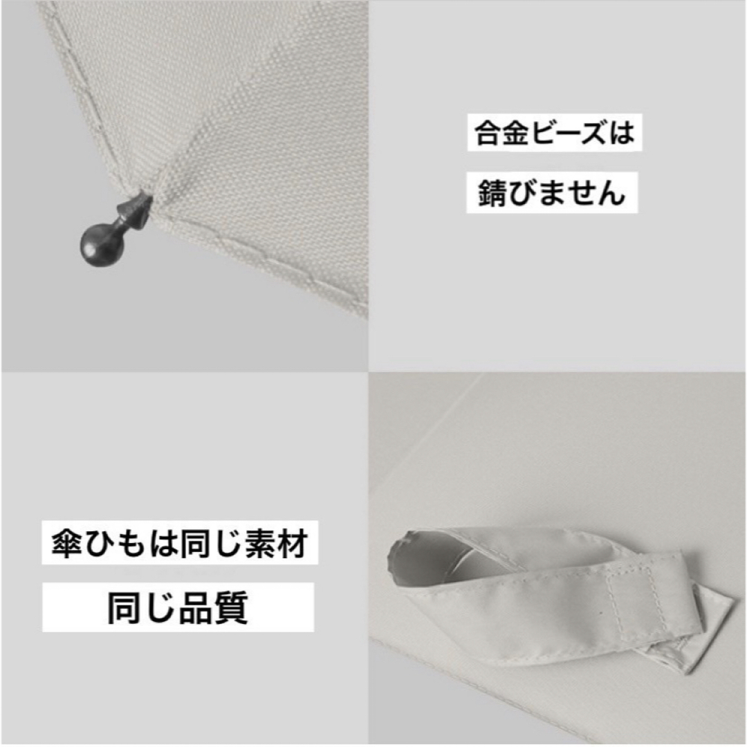 折りたたみ傘 日傘 雨傘　晴雨兼用 UVカット ワンタッチ 自動開閉 24本骨 レディースのファッション小物(傘)の商品写真