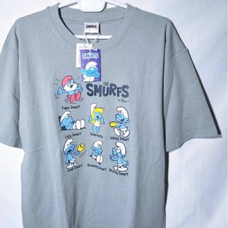 新品 Tシャツ XL パパスマーフ スマーフェット スマーフ アニメ カットソー(Tシャツ/カットソー(半袖/袖なし))