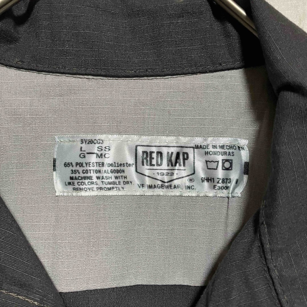 RED KAP(レッドキャップ)のレッドキャップ 半袖ワークシャツ開襟ワッペン刺繍ロゴバックプリントZ1209 メンズのトップス(シャツ)の商品写真
