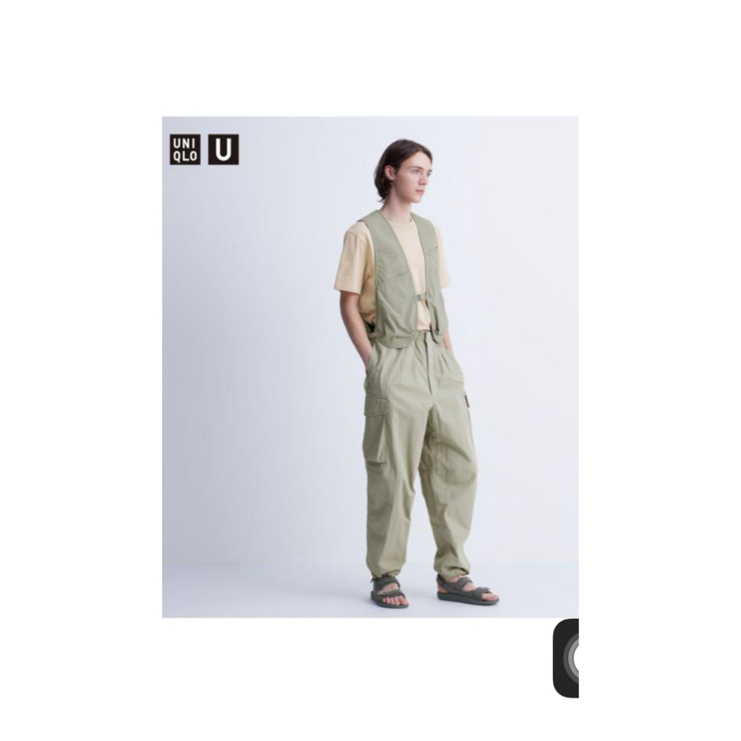 UNIQLO(ユニクロ)のUNIQLOワイドフィットパラシュートカーゴパンツ メンズのパンツ(ワークパンツ/カーゴパンツ)の商品写真