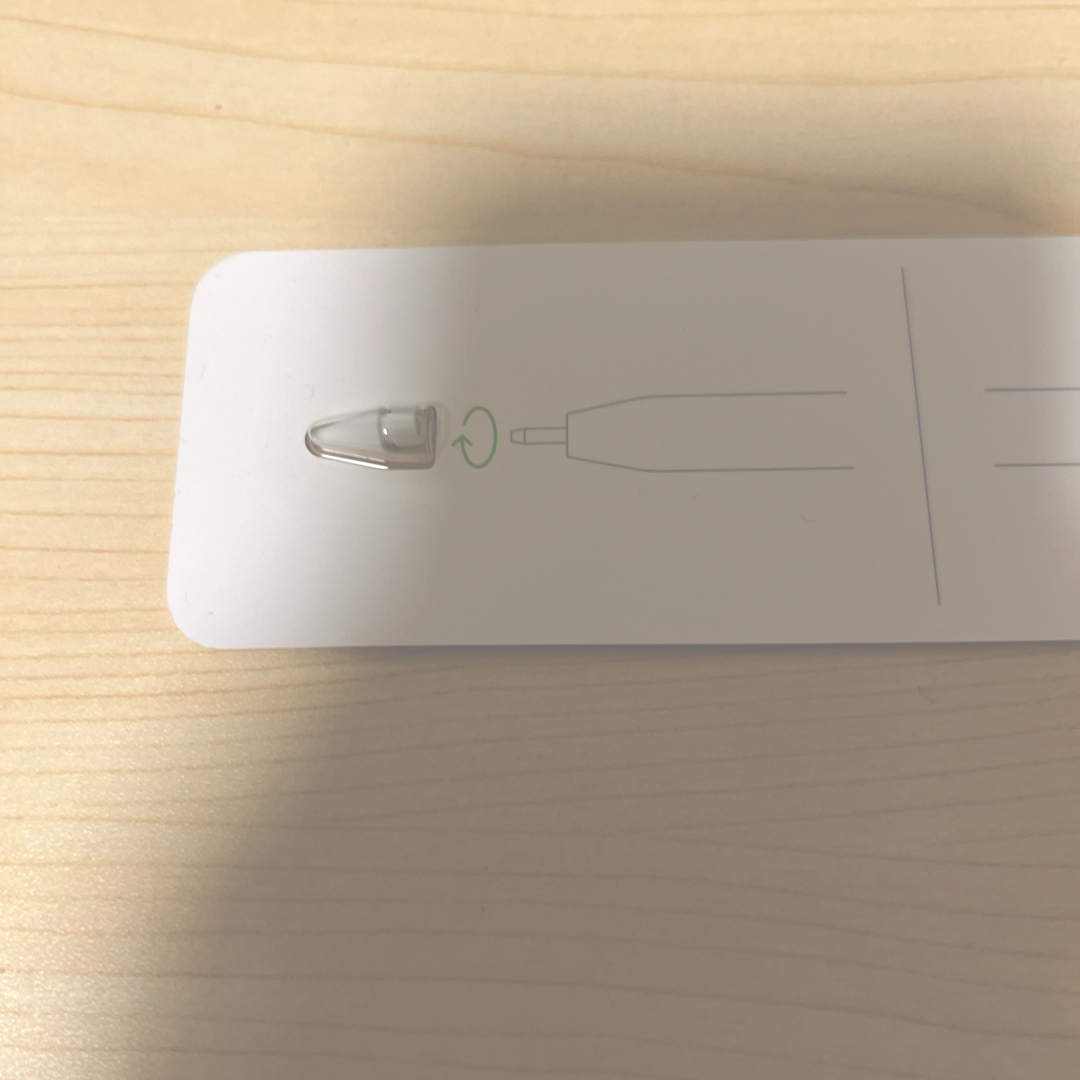 Apple(アップル)のApple pencil 純正 ペン先 スマホ/家電/カメラのPC/タブレット(タブレット)の商品写真