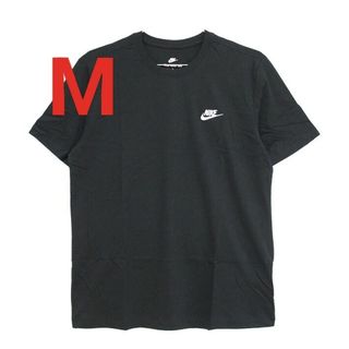 ナイキ(NIKE)のナイキ 半袖 Tシャツ メンズ クラブ ブラック 黒 無地 M(Tシャツ/カットソー(半袖/袖なし))