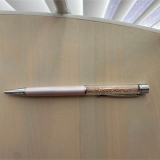 SWAROVSKI - スワロフスキー ボールペン ピンク ベージュ 中古