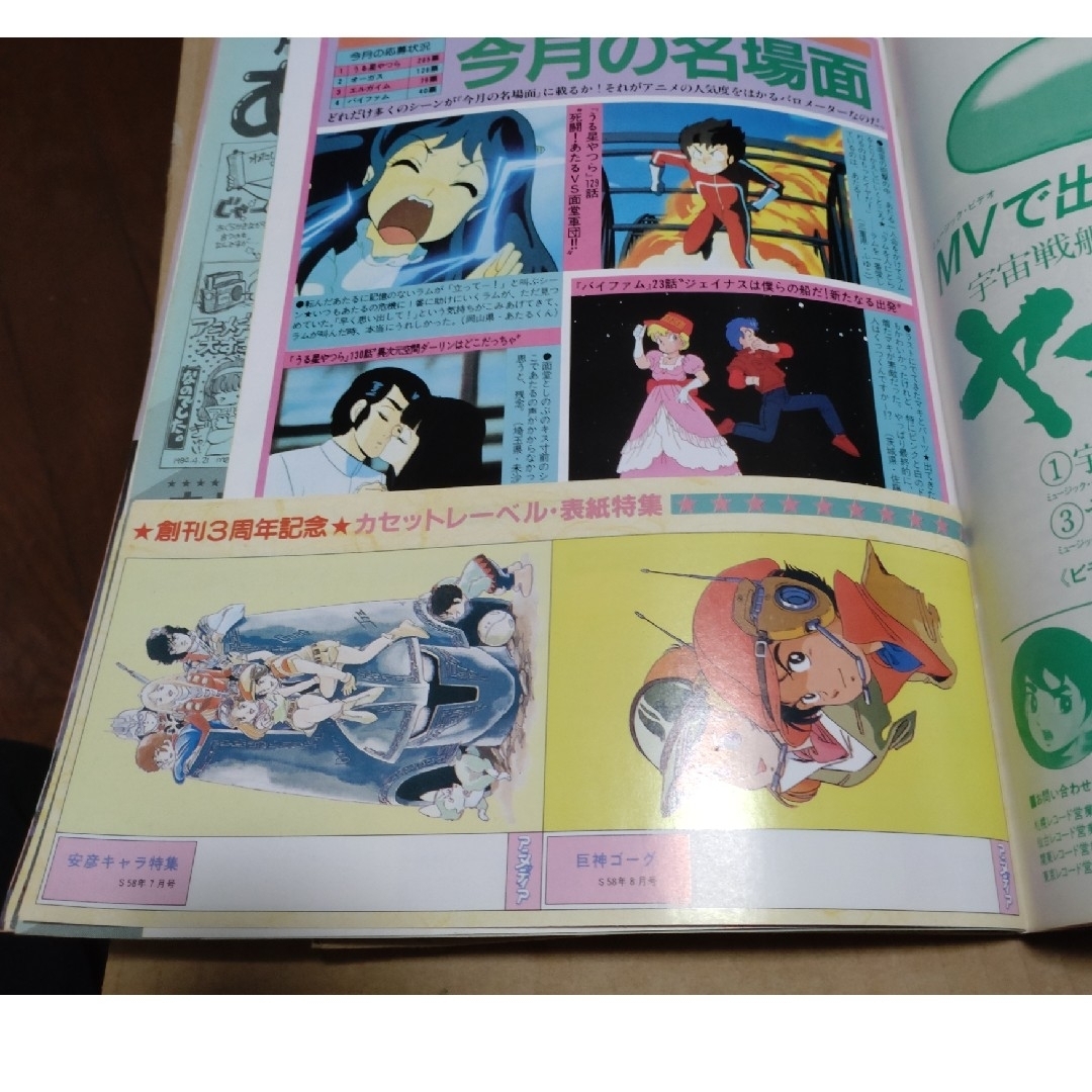 【2940様】アニメディア　1984年2月、7月号、1985年2月号（13） エンタメ/ホビーの雑誌(アニメ)の商品写真