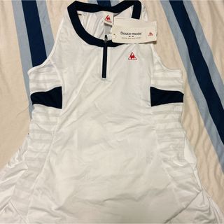 ルコックスポルティフ(le coq sportif)の新品　ルコック　テニス　ゴルフ　タンクトップ　スポーツ　ジップアップ　(タンクトップ)