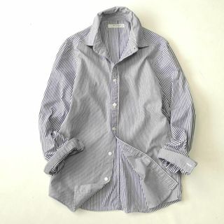 アダムエロペ(AER ADAM ET ROPE)のアダムエロペ　ストライプ　ステッチ　長袖　シャツブラウス　メンズ　ユニセックス(Tシャツ/カットソー(七分/長袖))