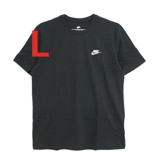 ナイキ(NIKE)のナイキ 半袖 Tシャツ メンズ クラブ ブラック 黒 無地 L(Tシャツ/カットソー(半袖/袖なし))