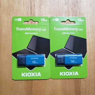 未開封 2枚セット KIOXIA 16GB USBメモリー USB2.0