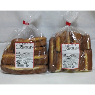 北海道　島川製菓　圧倒的ボリューム　ウトレットミルクカステーラ230g入×2袋(菓子/デザート)