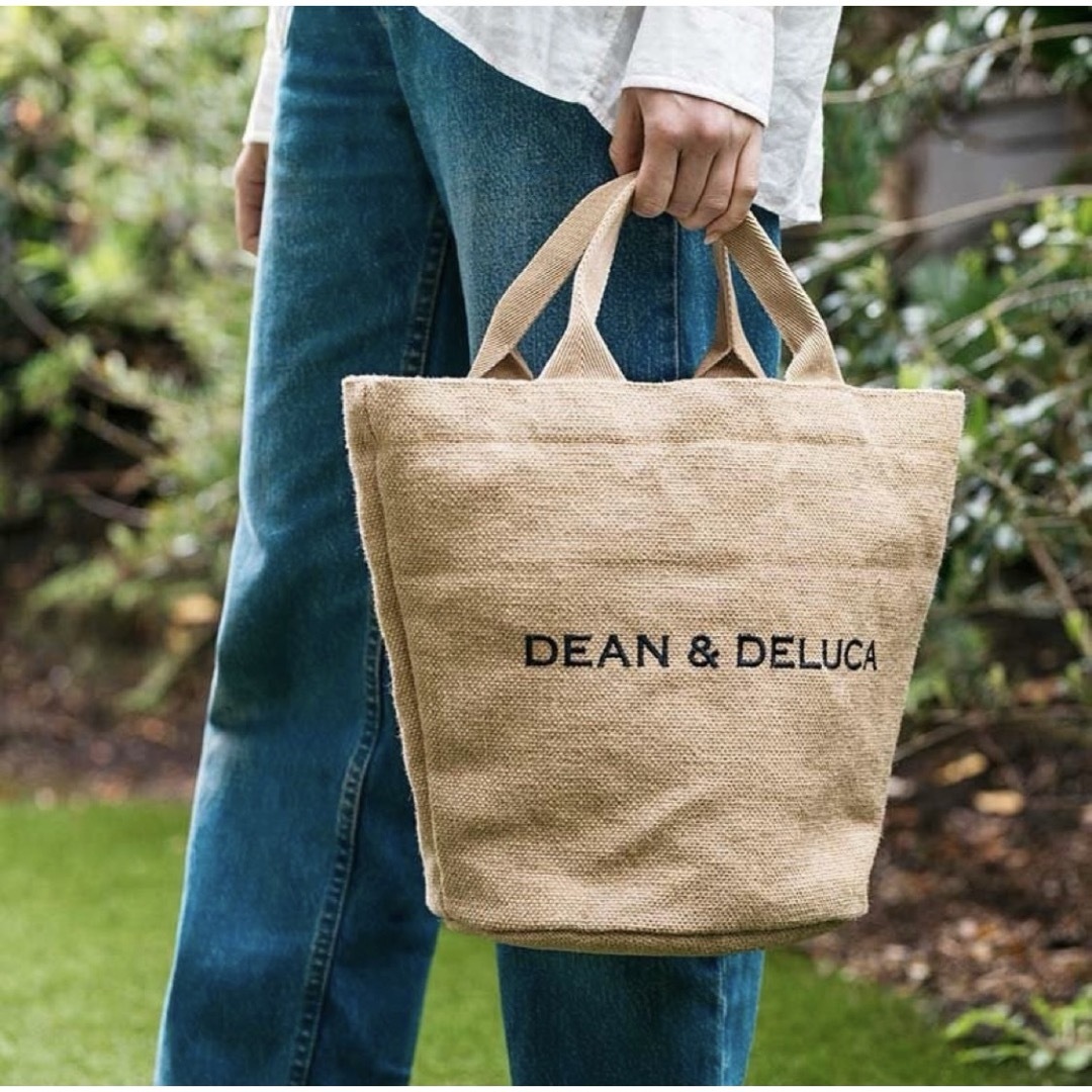 DEAN & DELUCA(ディーンアンドデルーカ)の新品ディーン＆デルーカ ジュートマーケットトートバッグジュートバッグ Sサイズ レディースのバッグ(トートバッグ)の商品写真