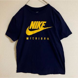 ナイキ(NIKE)のダメージ古着NIKEナイキTシャツtシャツスウッシュビッグロゴボロteeグランジ(Tシャツ/カットソー(半袖/袖なし))