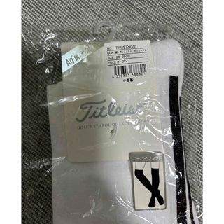 タイトリスト(Titleist)のゴルフタイトリストニーハイソックスホワイト(ウエア)