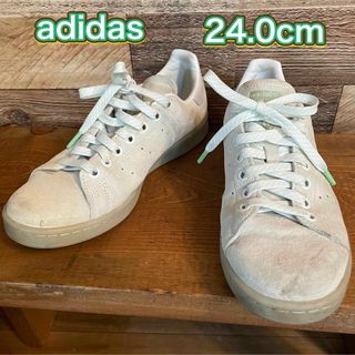 スタンスミス(STANSMITH（adidas）)のアディダス　スタンスミス　スウェード　本革　24cm(スニーカー)