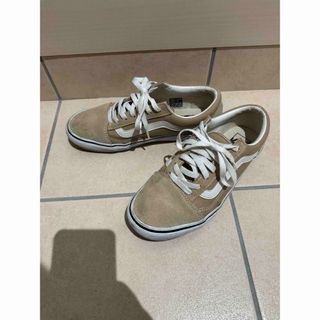 オールドスクール(OLD SKOOL（VANS）)の大人気★VANS★オールドスクールスニーカー★ベージュ★25.5cm(スニーカー)