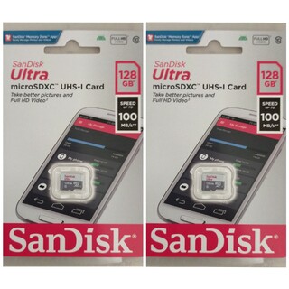サンディスク(SanDisk)の【追跡あり】2枚　128GB　SanDisk　マイクロSD　microSD(その他)