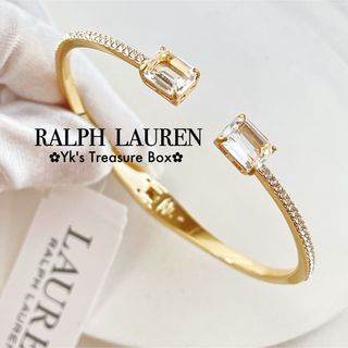 ラルフローレン(Ralph Lauren)のU379/RALPH LAUREN/クリア/クリスタルパヴェゴールドブレスレット(ブレスレット/バングル)