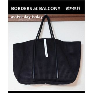 ボーダーズアットバルコニー(BORDERS at BALCONY)の定価5.3万 ボーダーズアットバルコニー ネオプレン トートバッグ ジムバッグ(その他)