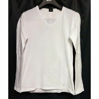 Uネック 長袖 Tシャツ S【 WHITE 】BEAUTY&YOUTH