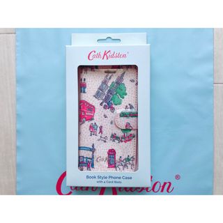 キャスキッドソン(Cath Kidston)の【新品未使用】iPhone6/6S/7/8/SE手帳型ケース ロンドンスポット(iPhoneケース)