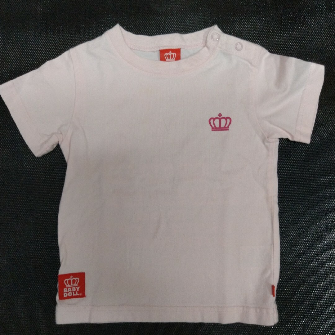 80 ベビードール トップス Tシャツ セット キッズ/ベビー/マタニティのベビー服(~85cm)(Ｔシャツ)の商品写真
